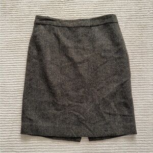 J Crew Womens Skirt Size 0 Turquoise Green Solid A-Line Above Knee